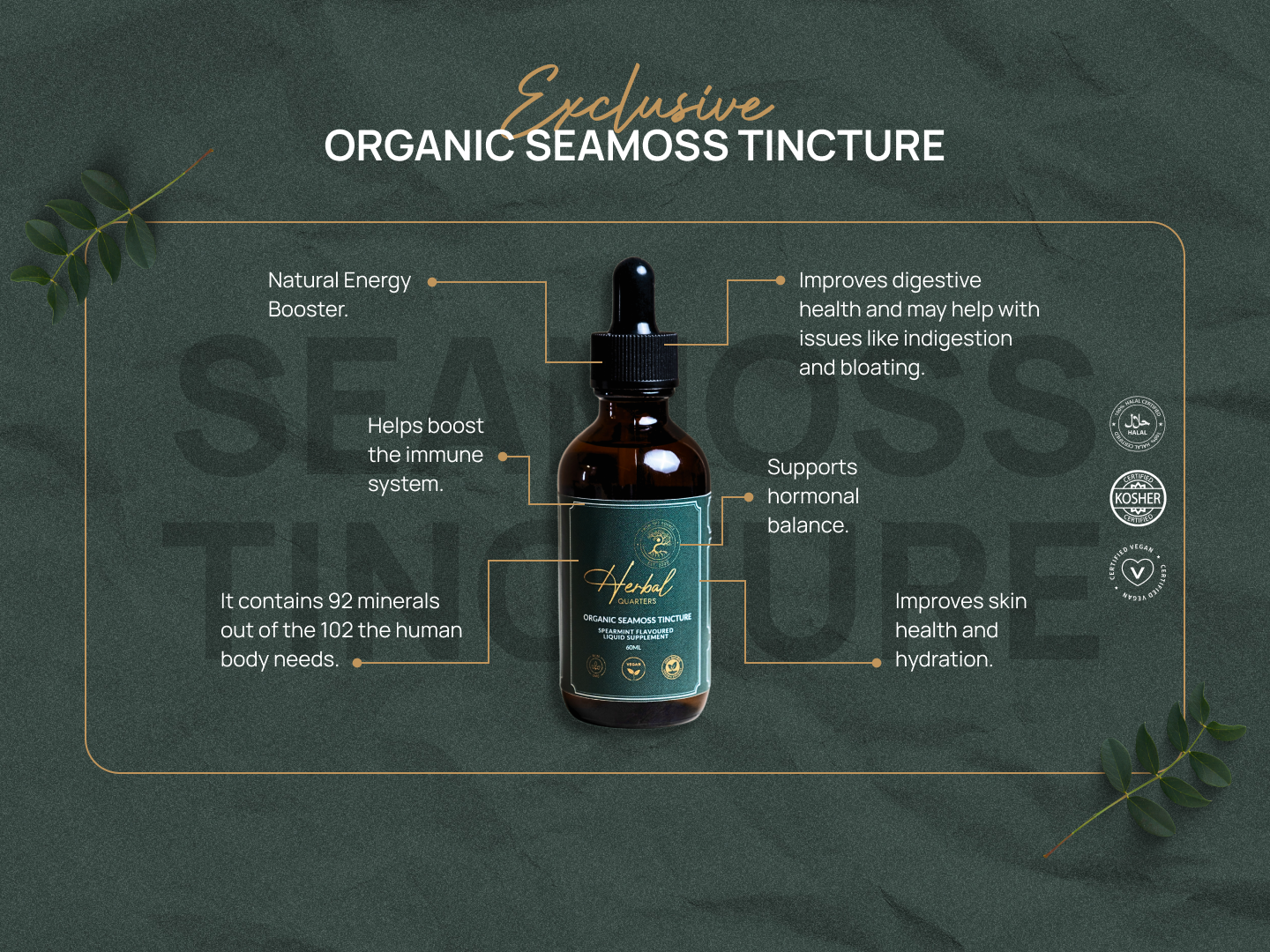 sea moss tincture
