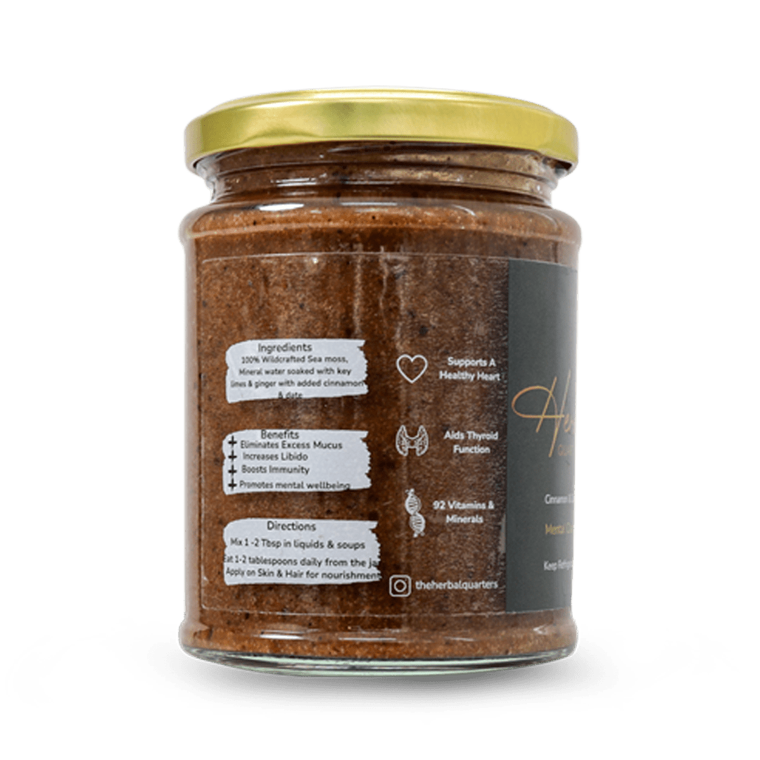 Cinnamon & Date Infused Seamoss Gel - Mental Clarity - Image 3