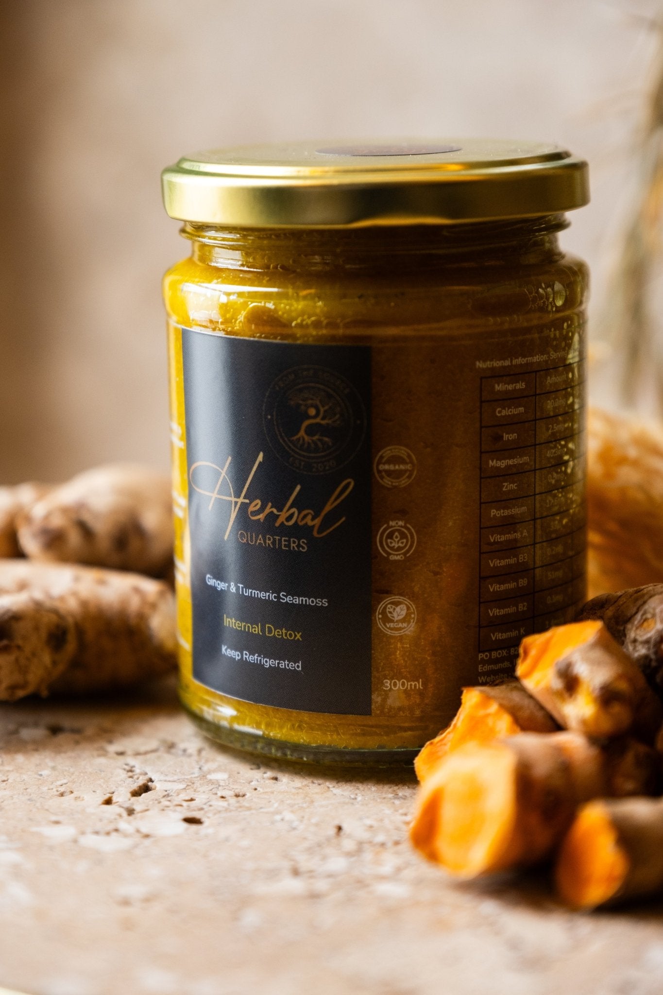 Ginger & Turmeric Infused Sea Moss Gel - Internal Detox - Image 9