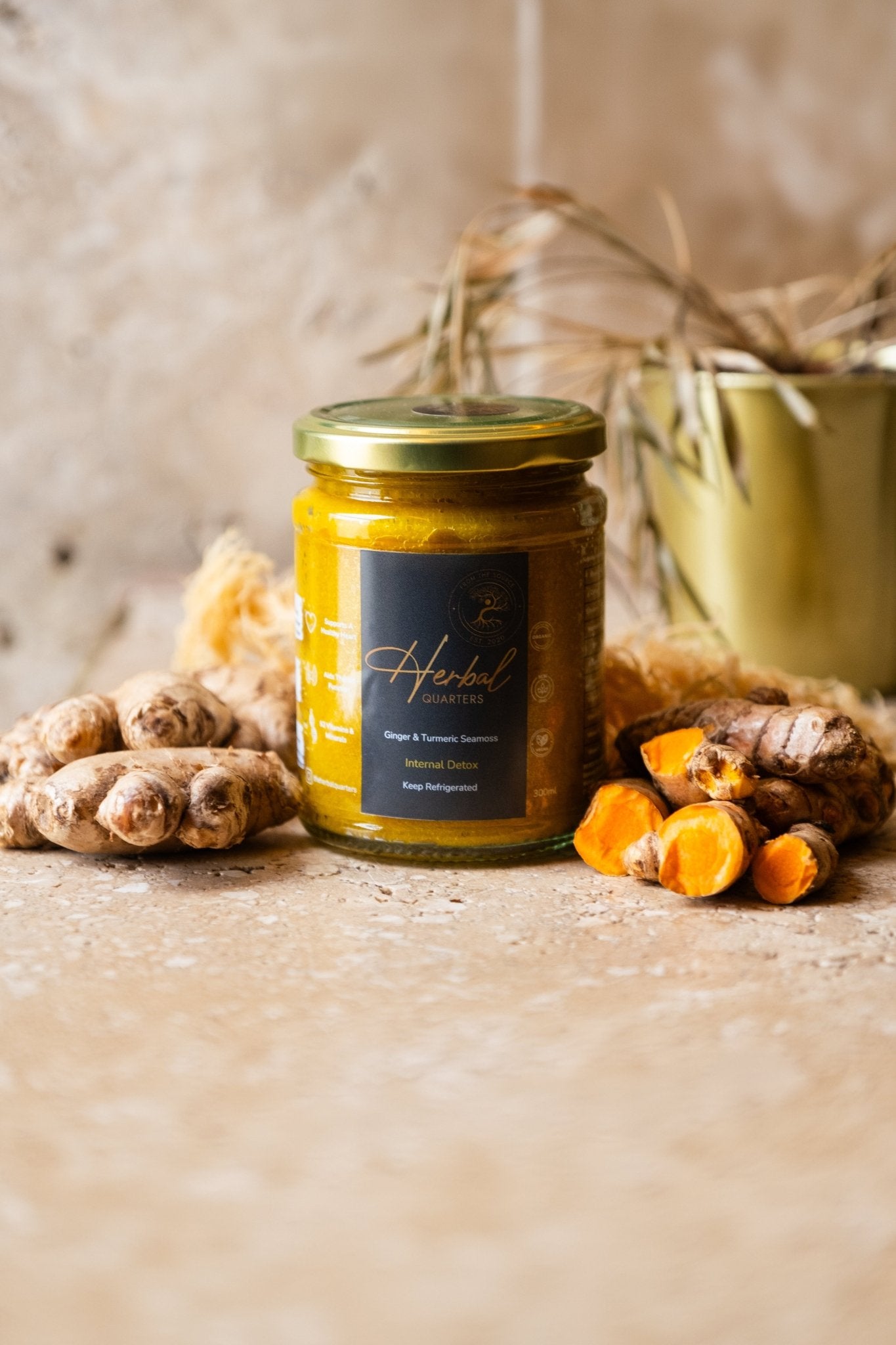 Ginger & Turmeric Infused Sea Moss Gel - Internal Detox - Image 7