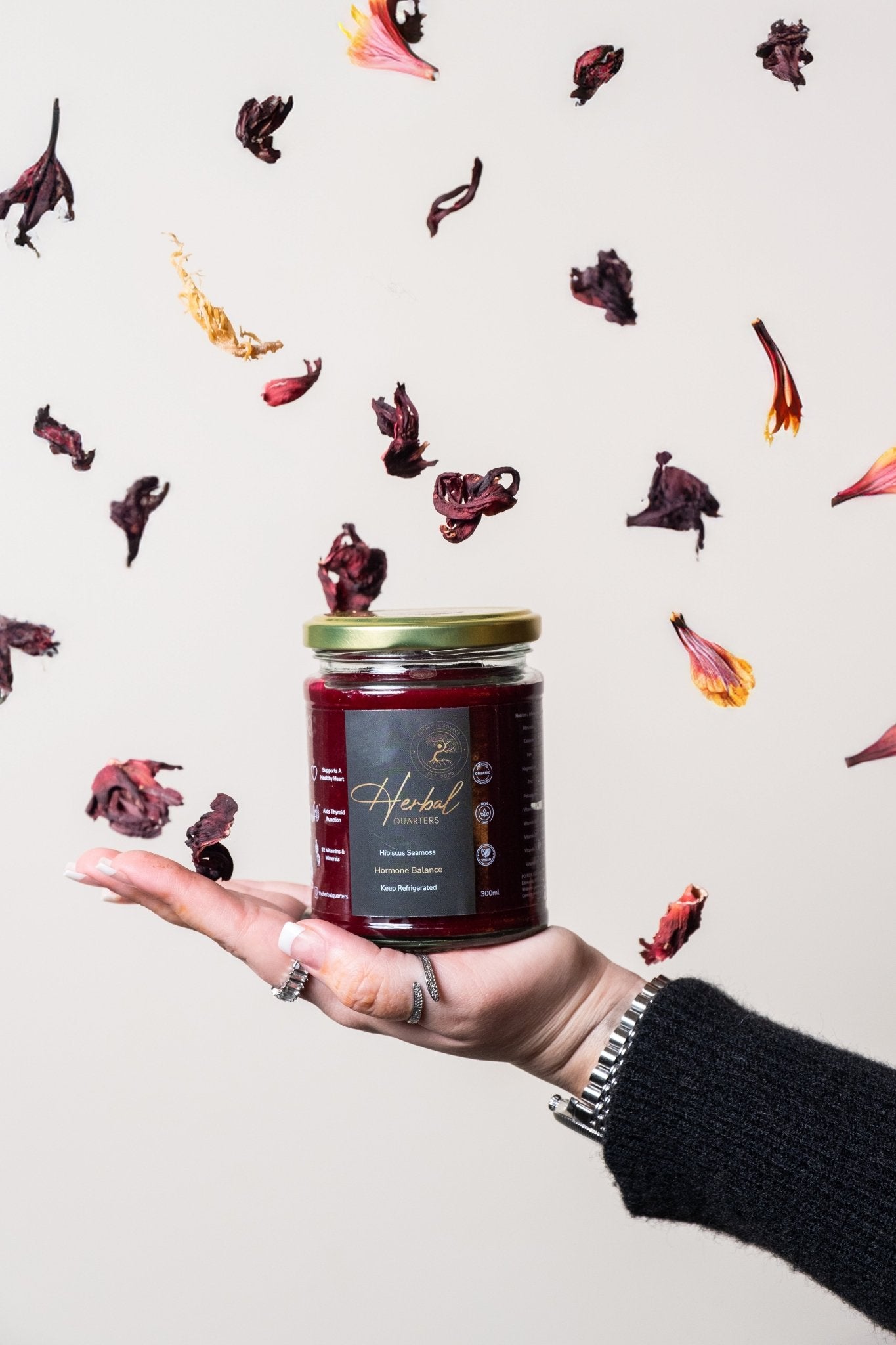 Hibiscus Infused Seamoss Gel - Hormone Balance - Image 8