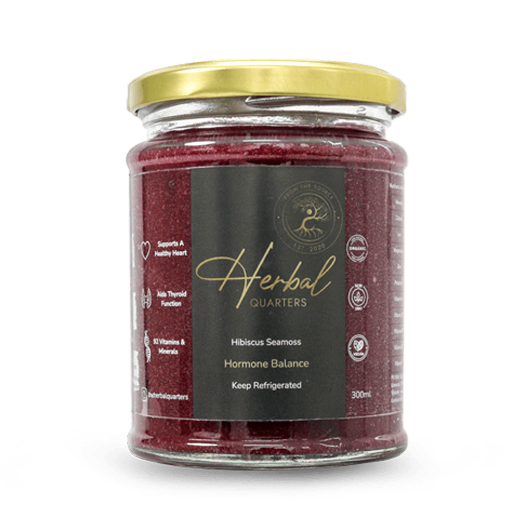 Hibiscus Infused Seamoss Gel - Hormone Balance
