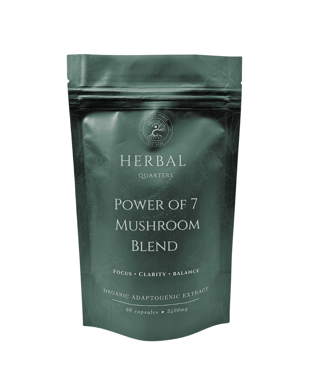 Lions Mane: Blend Of 7 Adaptogenic Mushrooms (60 Capsules)