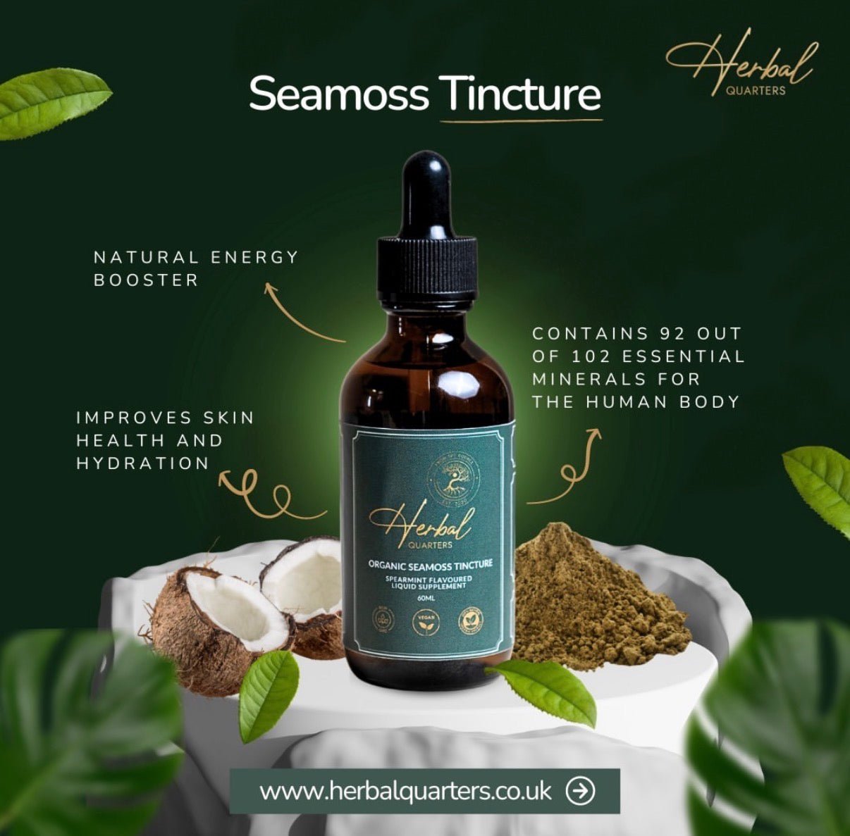 Seamoss Tincture - Spearmint - Image 8