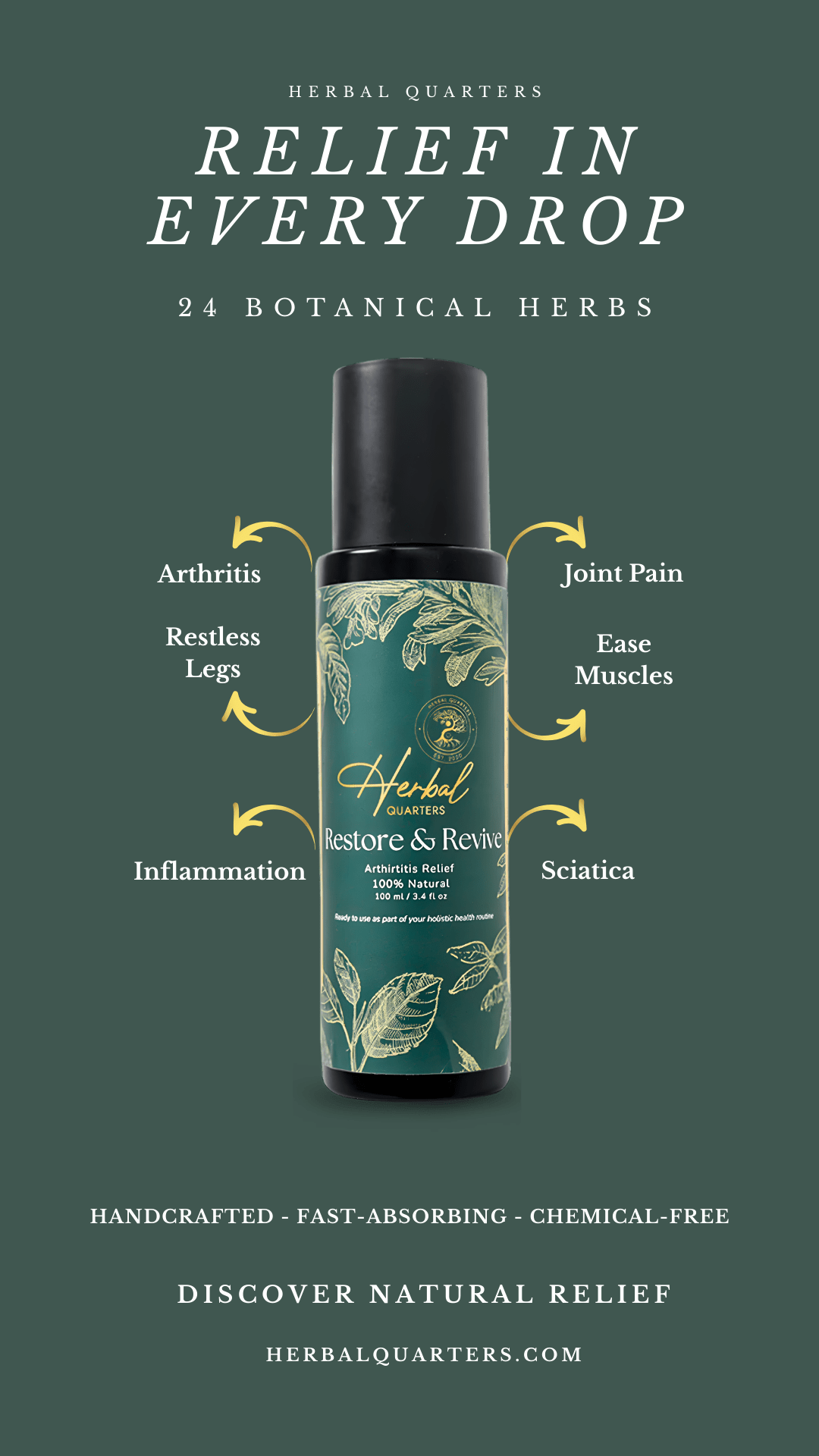 Restore & Revive Pain Relief Oil - Image 4